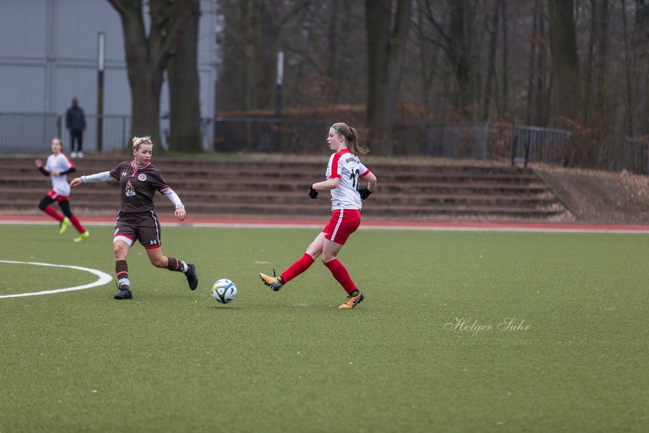 Bild 417 - B-Juniorinnen Walddoerfer - St.Pauli : Ergebnis: 4:1